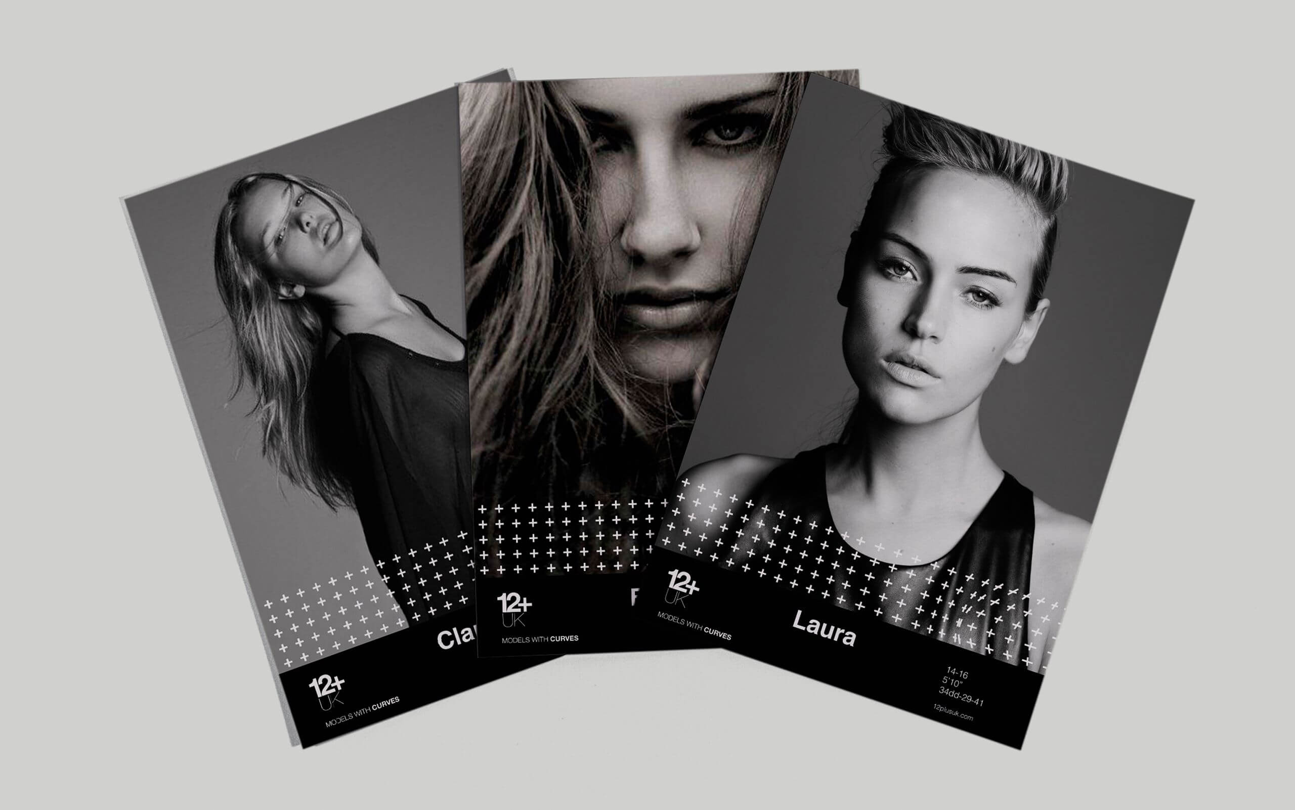 12+ UK model agency flyers