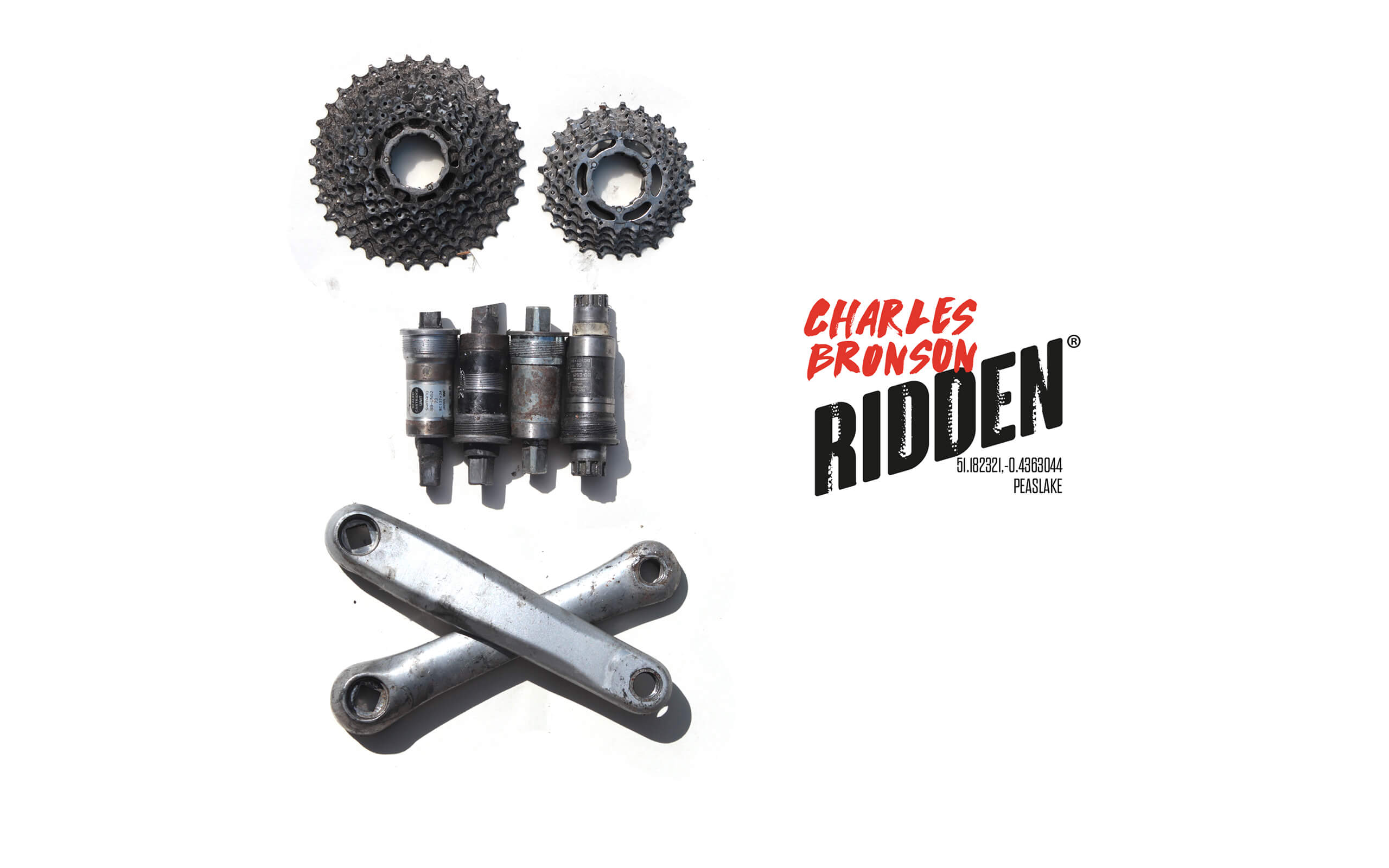 Ridden bike part poster design