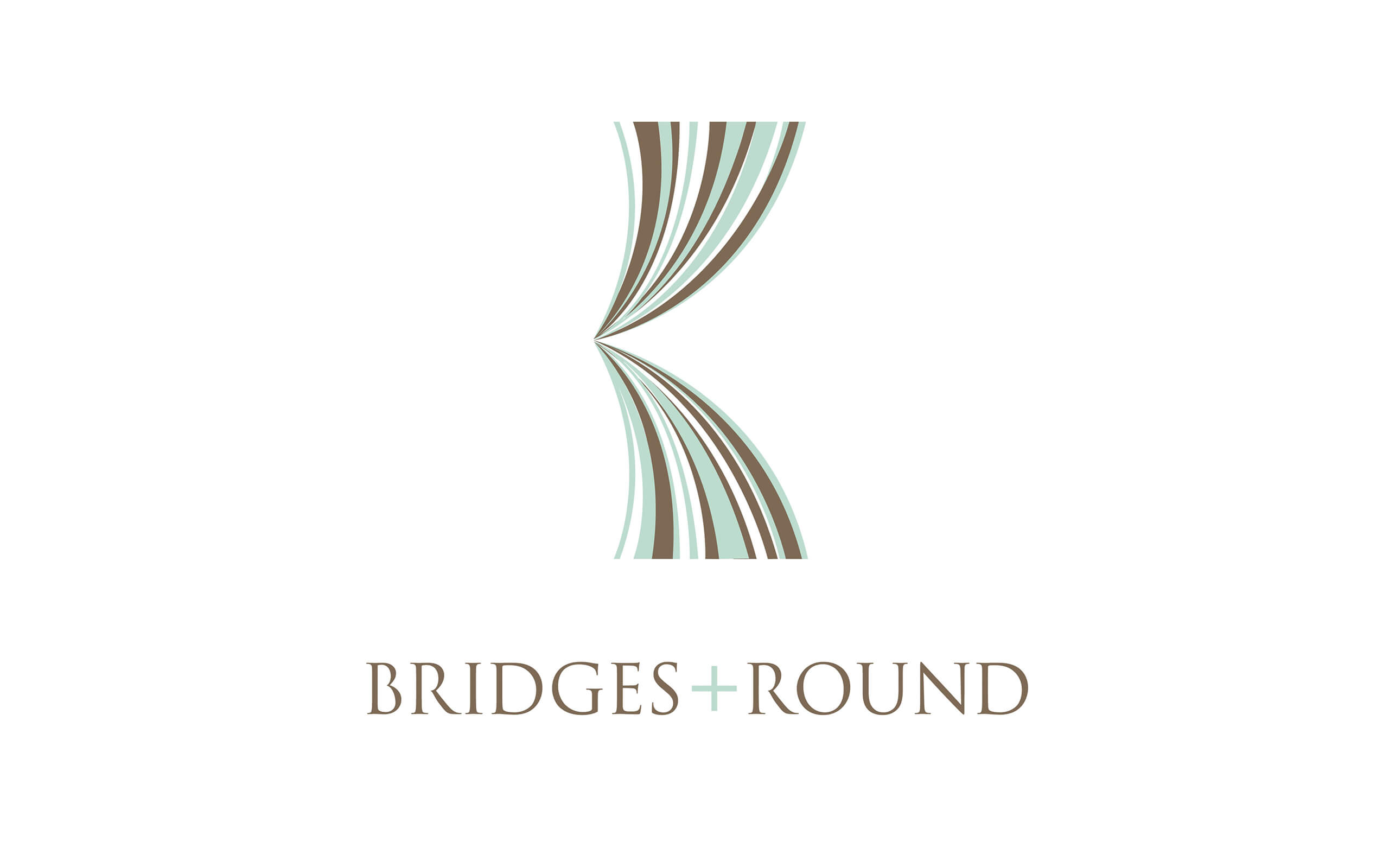 Bridges and round curtains logo