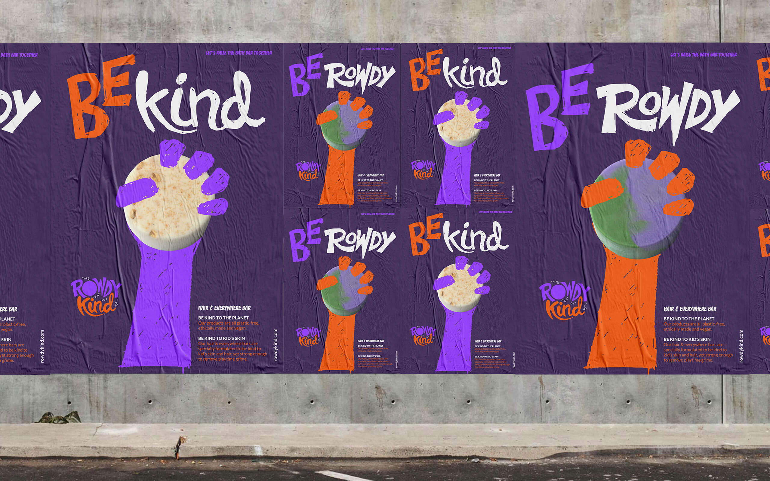 Taller Design Agency Rowdy Kind Fly posters